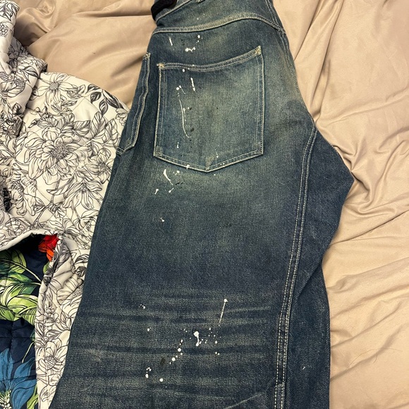 Free People Moxie Barrel Cerulean Blue RARE COLORWAY Hot Trend Size 24 see 📏 - Picture 7 of 16